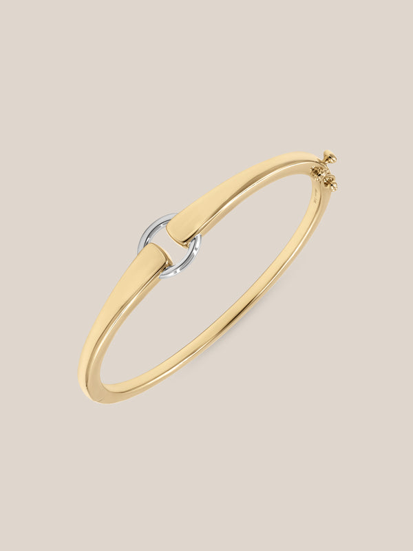 Two-Toned Buckle Bracelet