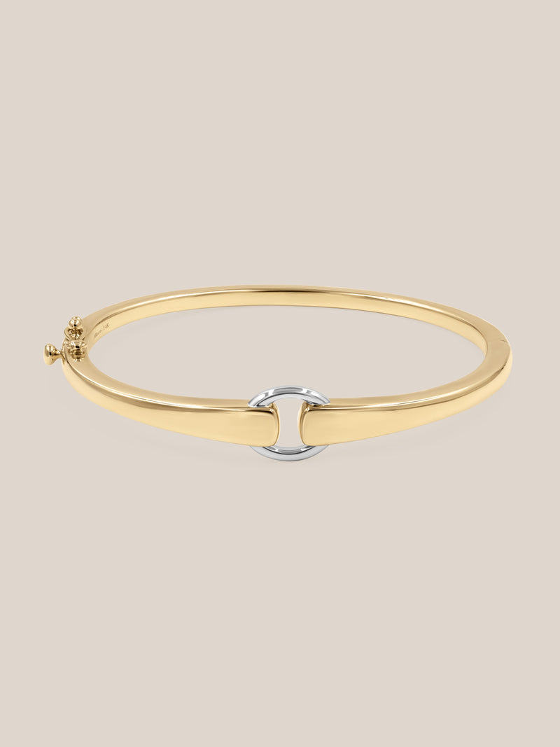 Two-Toned Buckle Bracelet