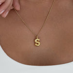 Helium Initial Necklace