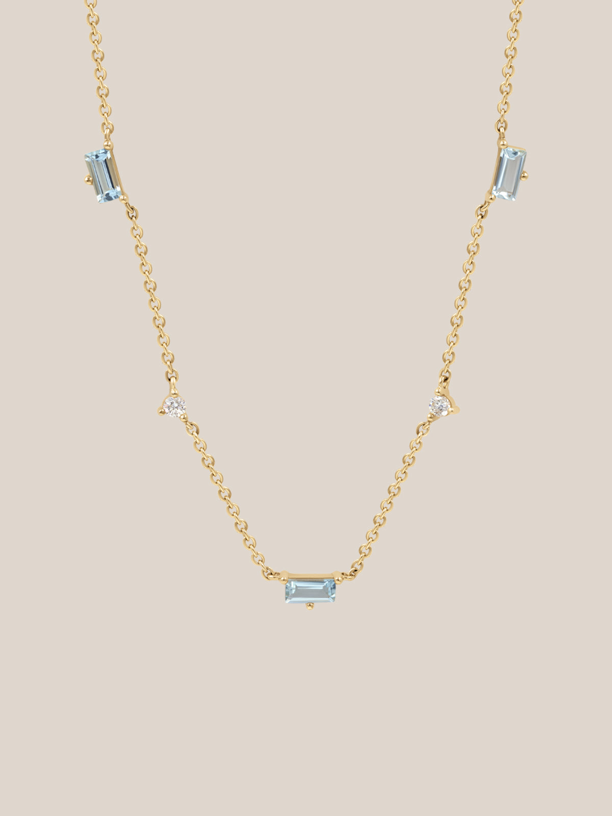 Aquamarine Azure Necklace