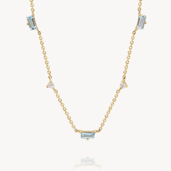 Aquamarine Azure Necklace