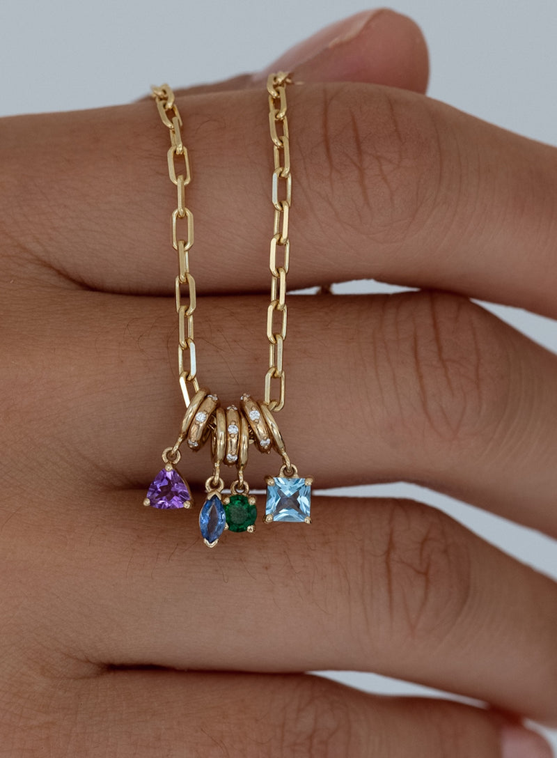 Birthstone Charms Necklace