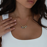 Peridot Charm Necklace