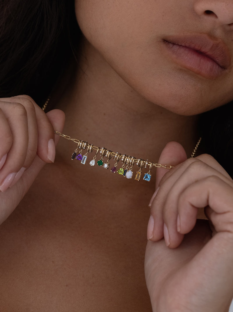Birthstone Charms Necklace