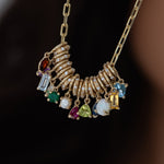 Peridot Charm Necklace