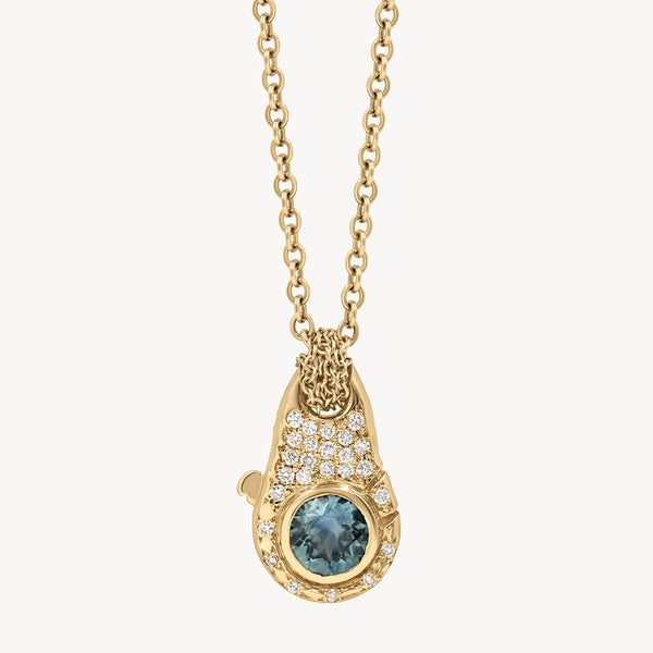 Alexandrite Lock Necklace