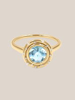 Aquamarine Spotlight Ring