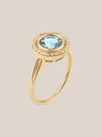 Aquamarine Spotlight Ring