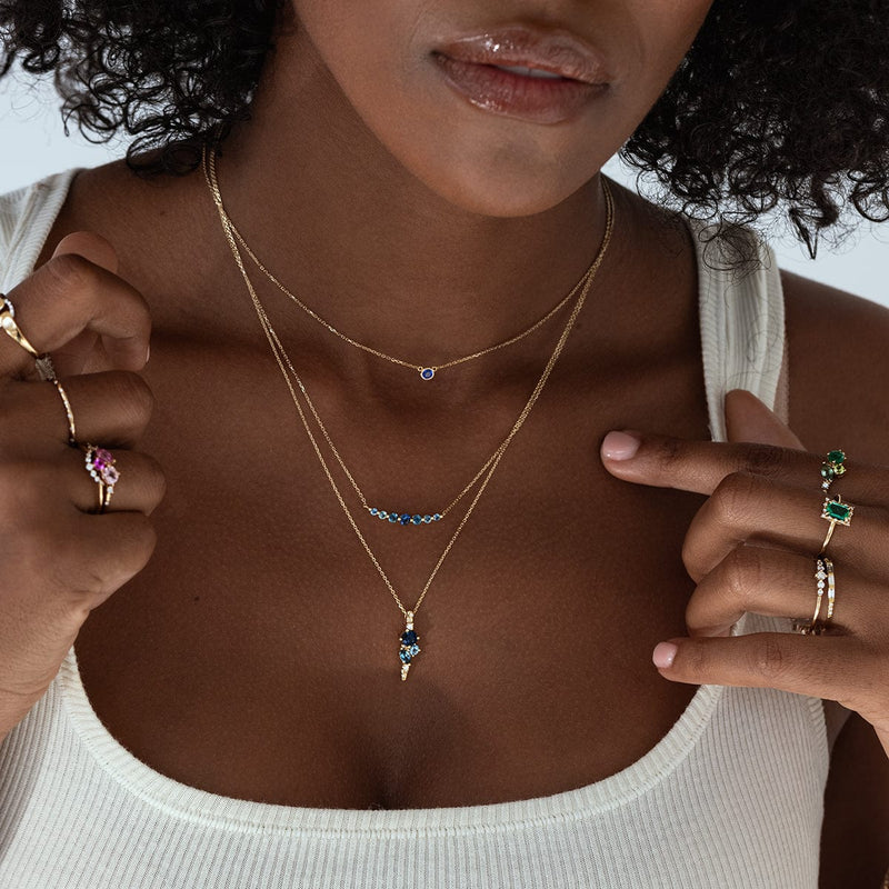 Ocean Starry Cluster Necklace