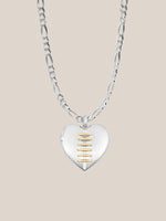 Custom Stitched Heart Locket