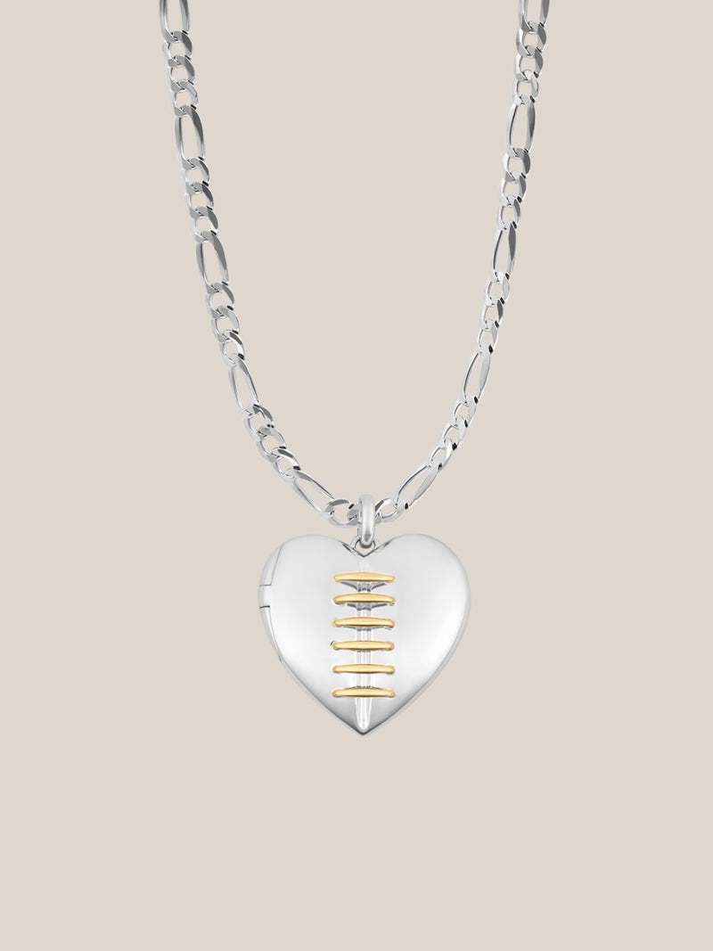 Custom Stitched Heart Locket