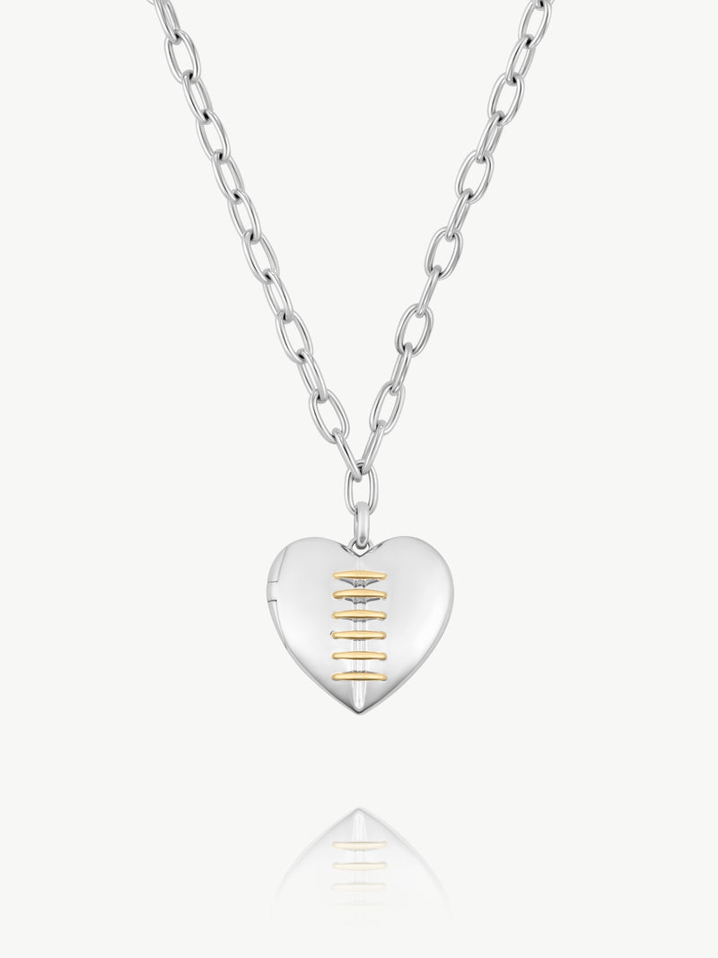 Custom Stitched Heart Locket