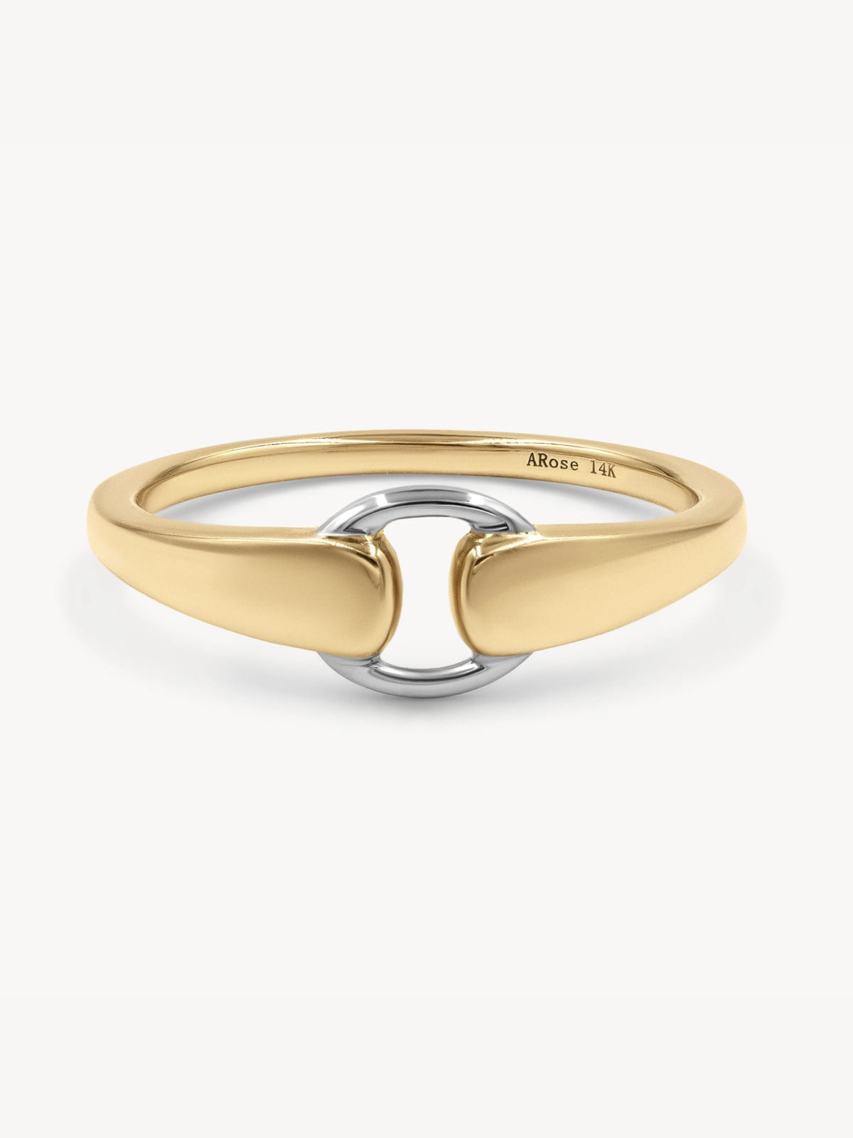 Two Toned Buckle Ring