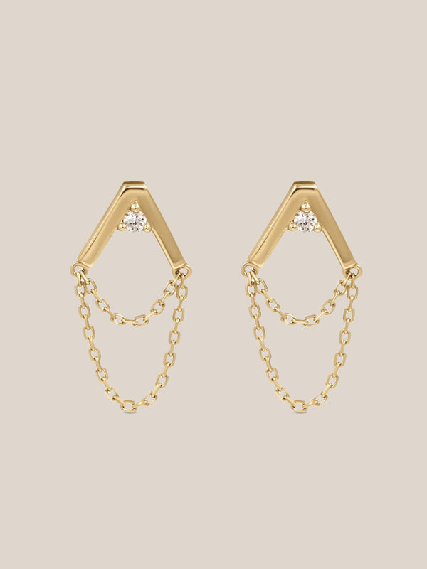 Chains of Gold Earrings