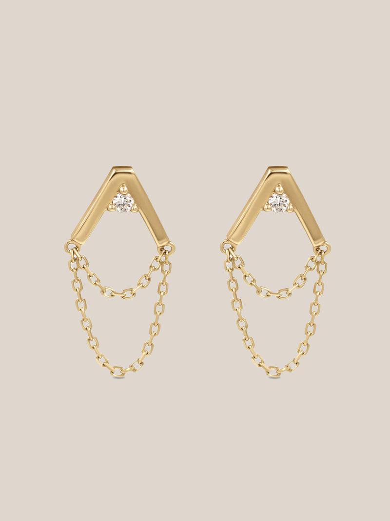 Chains of Gold Earrings