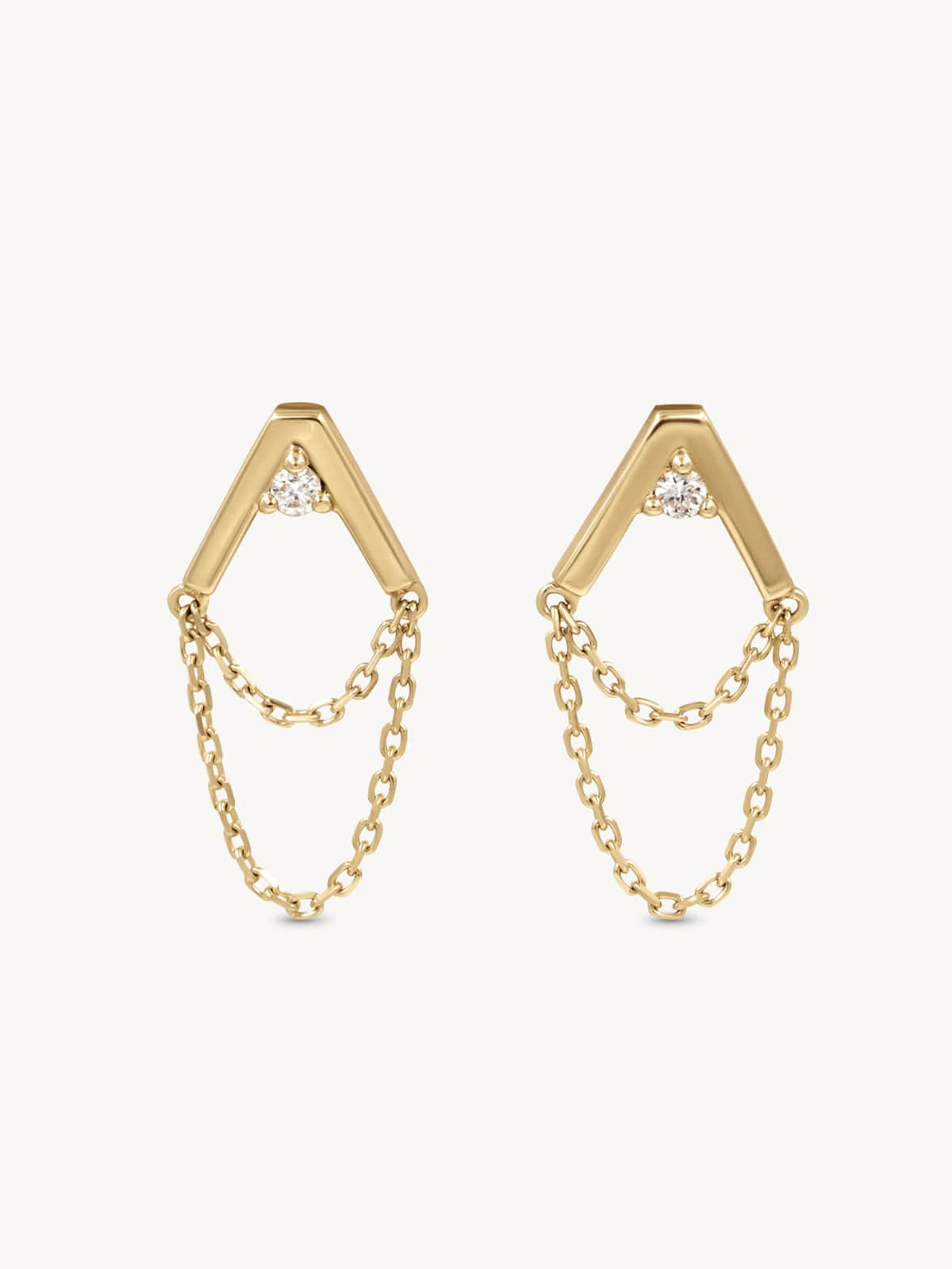 Chains Gold Earrings