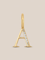 Diamond Initial Pendants