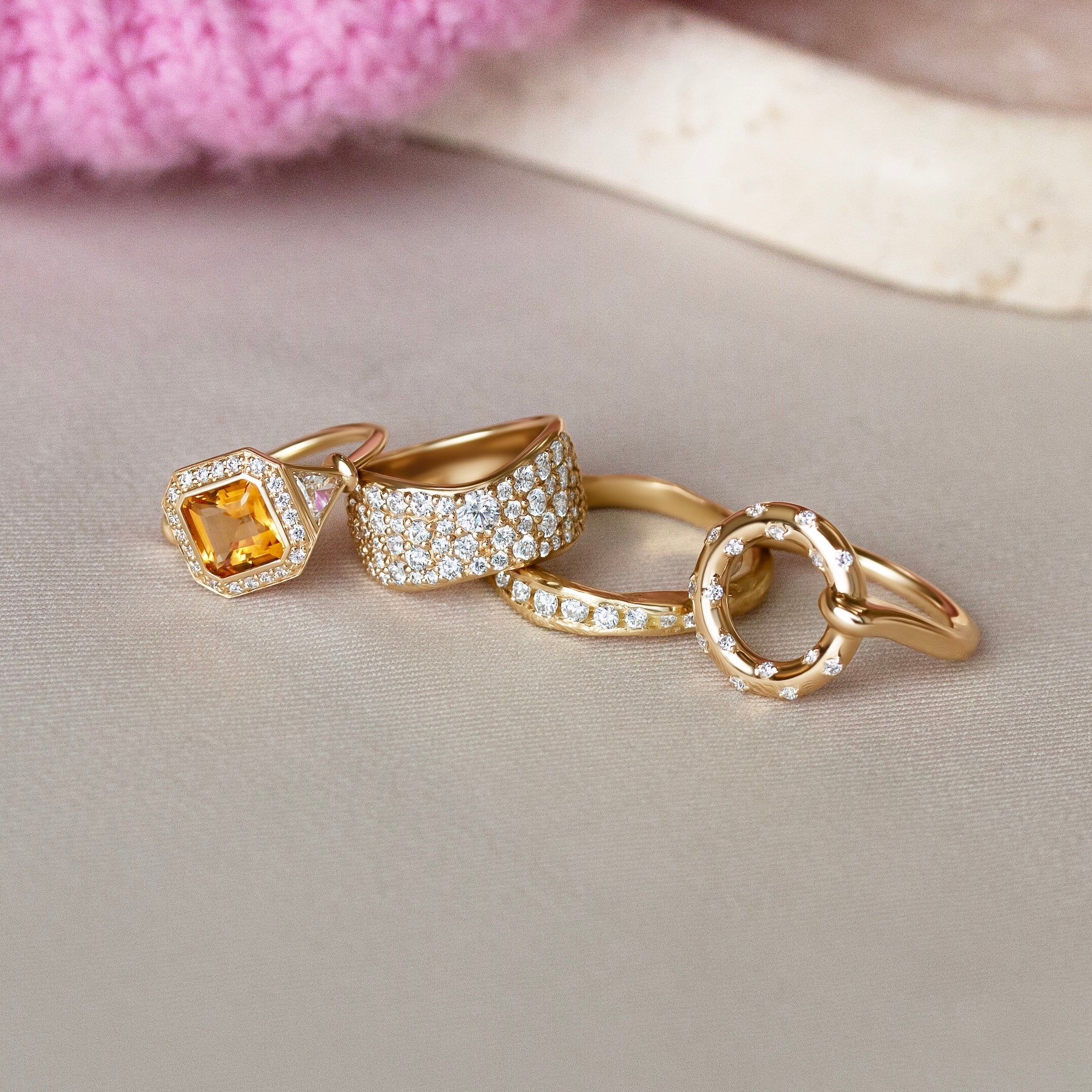 Aria Ring 14k Yellow Gold | Audry Rose