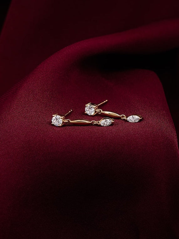 Lucent Marquise Drop Earrings