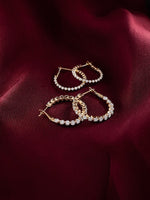 Floating Diamond Hoops