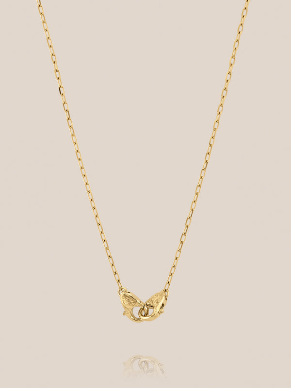 Double Lock Necklace