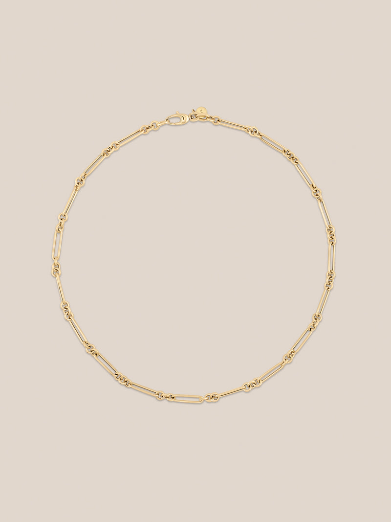 Alternating Paper Clip Chain