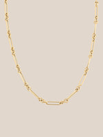 Alternating Paper Clip Chain