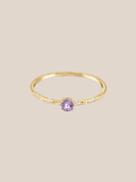 Starry Birthstone Ring