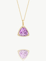 Trillion Gemstone Necklace