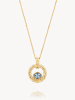 Hexagon-Cut Aquamarine Aria Necklace - OOAK