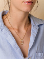 Morganite Slipper Necklace