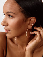 Diamond Hook Earrings