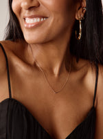 Single Diamond V Necklace