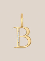 Diamond Initial Pendants