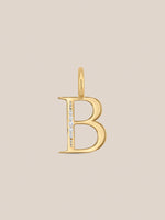 Diamond Initial Pendants