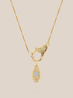 Initial Skipping Stone Pendant
