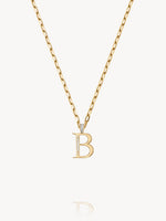 Diamond Initial Pendants