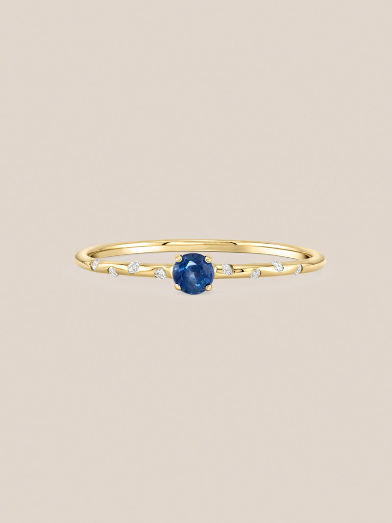Starry Birthstone Ring