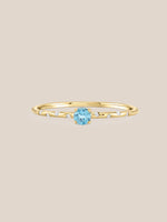 Starry Birthstone Ring