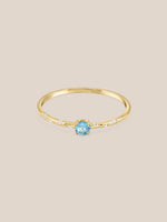 Starry Birthstone Ring