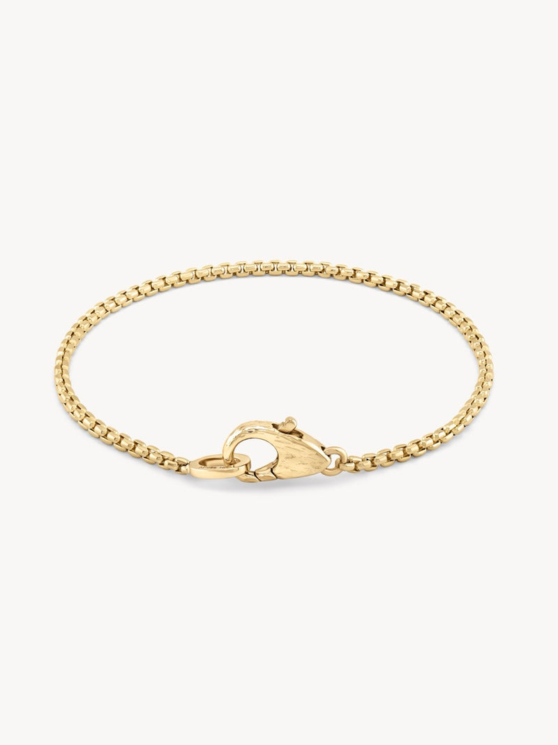 Box Chain Lock Bracelet