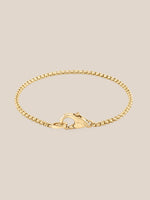 Box Chain Lock Bracelet
