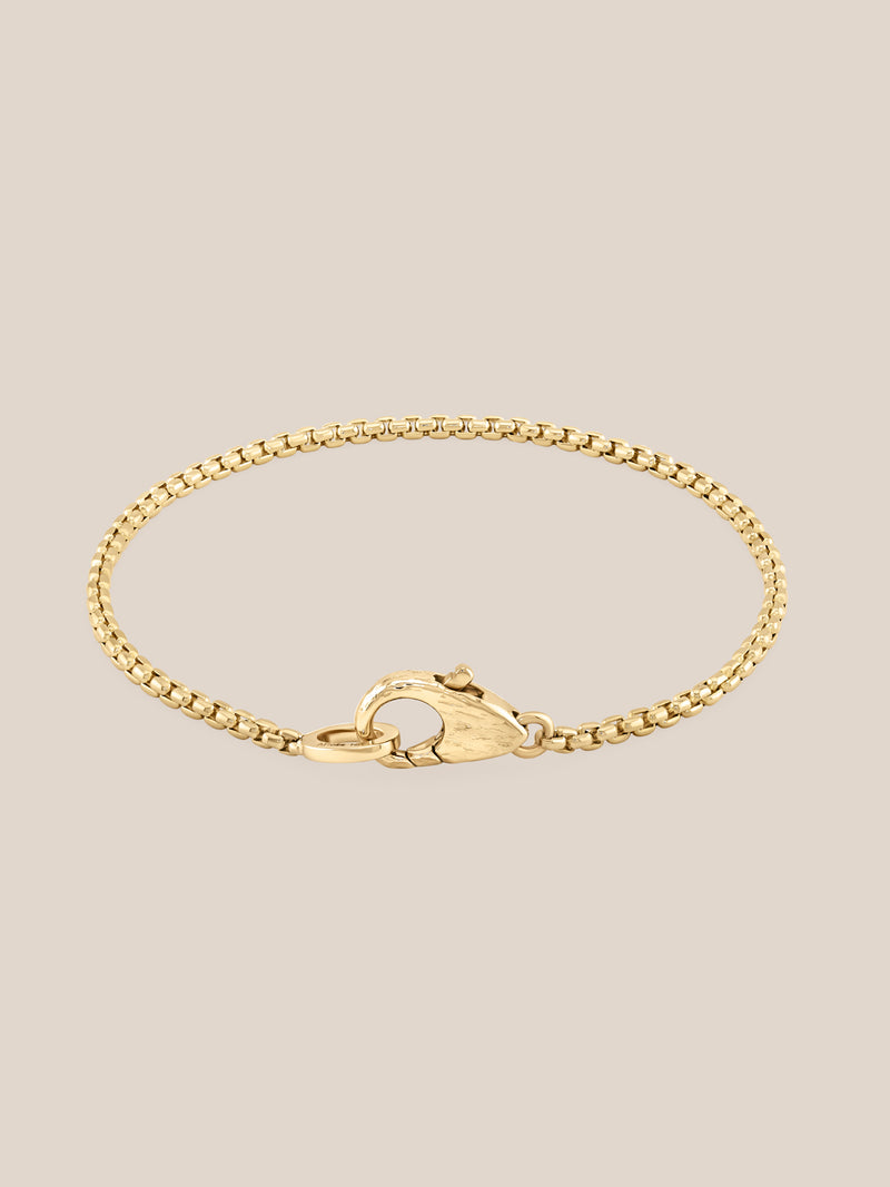 Box Chain Lock Bracelet