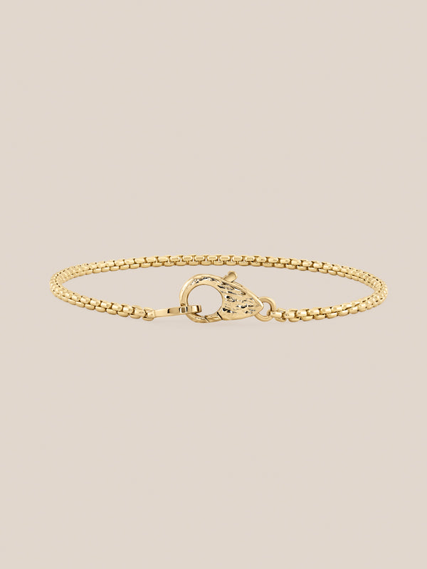 Box Chain Lock Bracelet