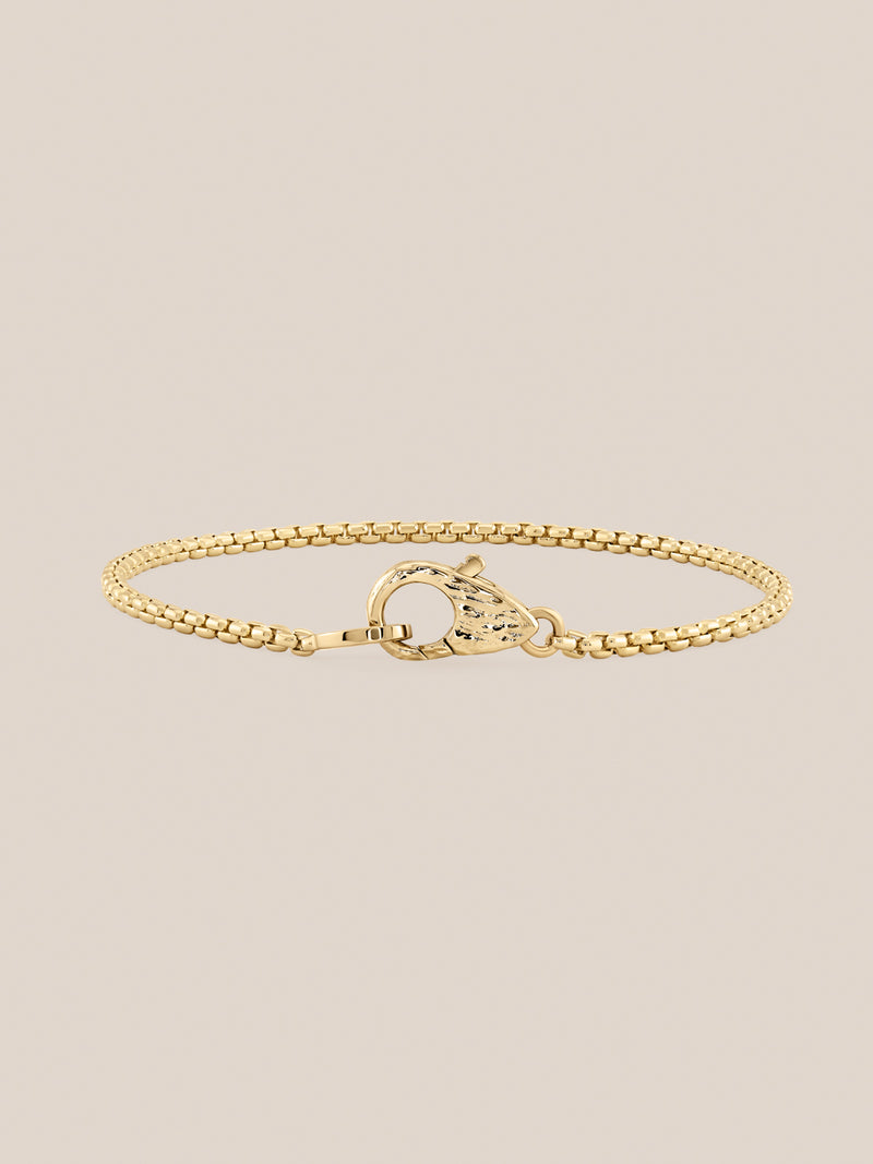 Box Chain Lock Bracelet