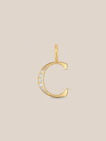 Diamond Initial Pendants