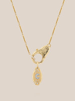 Initial Skipping Stone Pendant