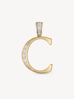 Diamond Initial Pendants