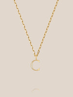 Diamond Initial Pendants
