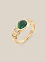 Tourmaline Pillar Ring